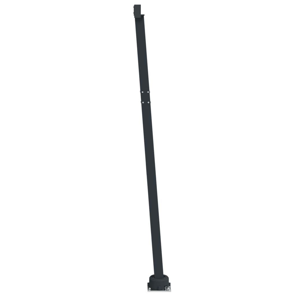 vidaXL Awning Post Set Anthracite 177.2"x96.5" Iron