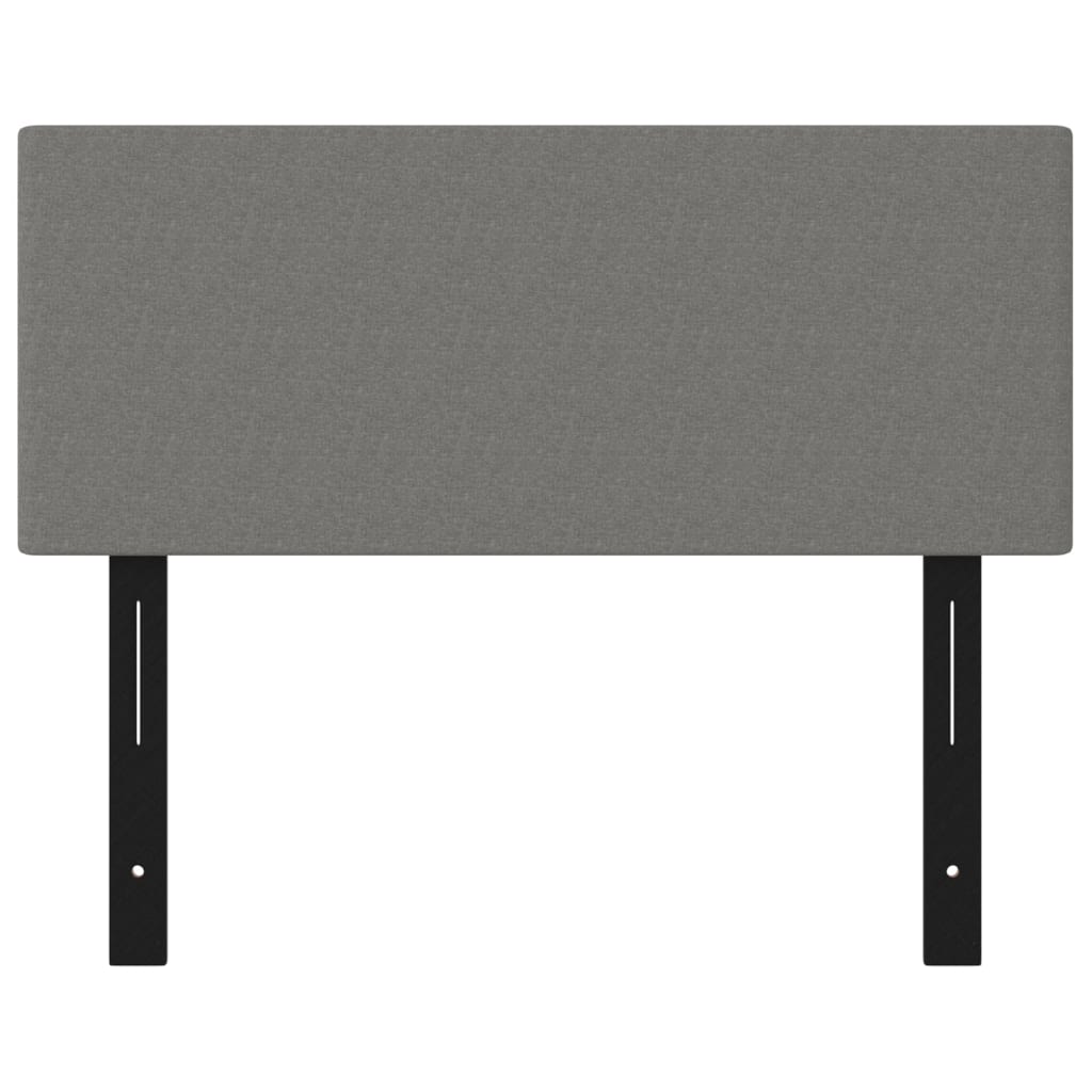 vidaXL Headboard Dark Gray 39.4"x2"x30.7"/34.6" Fabric