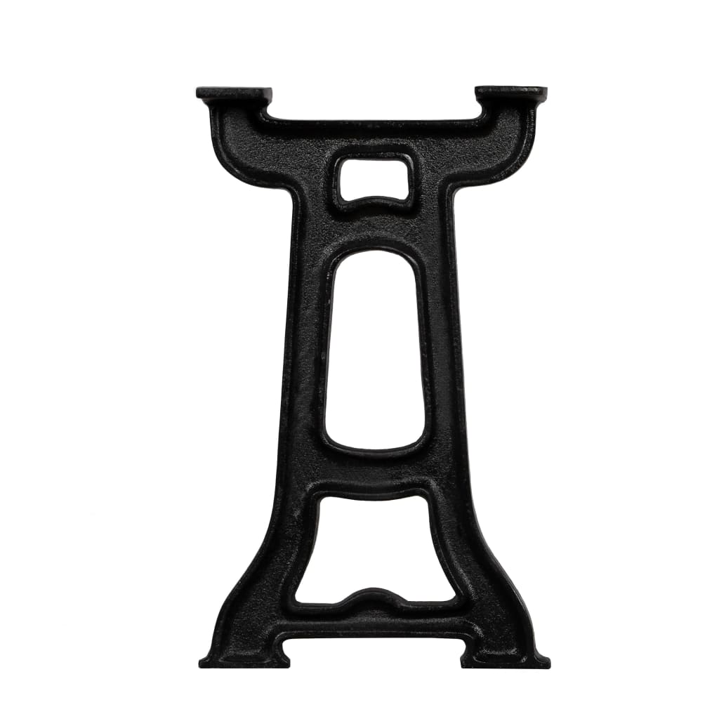 vidaXL Bench Legs 2 pcs Y-Frame Cast Iron