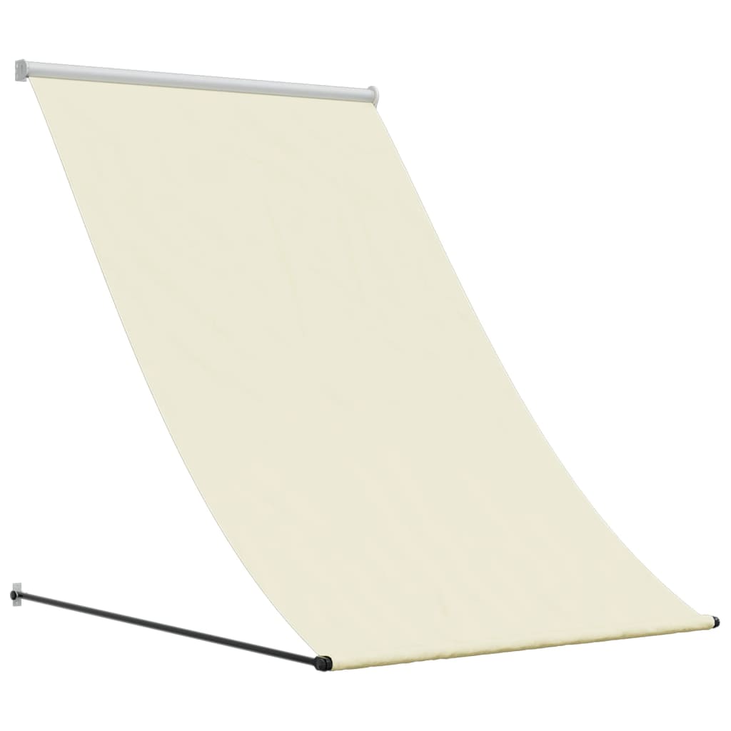 vidaXL Retractable Awning Cream 59.1"x59.1" Fabric and Steel