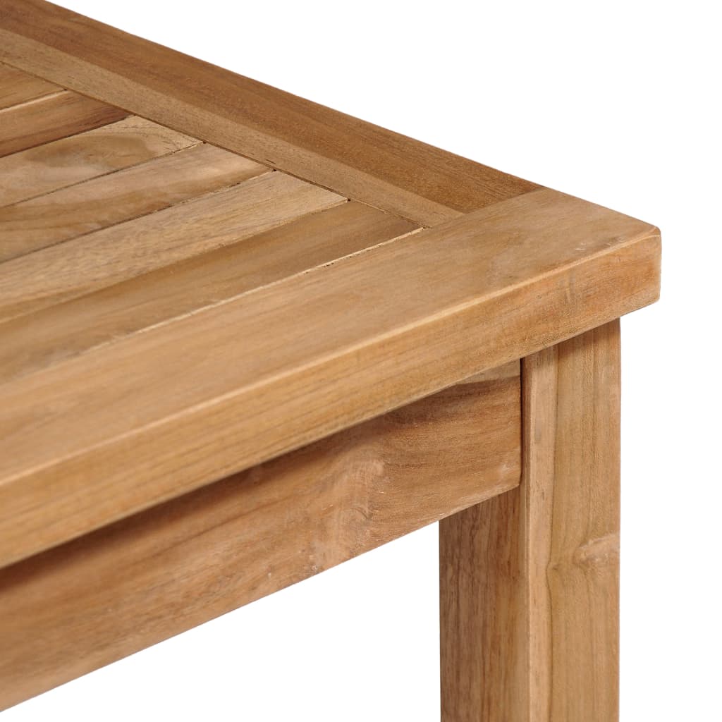 vidaXL Patio Table 31.5"x31.5"x30.3" Solid Teak Wood