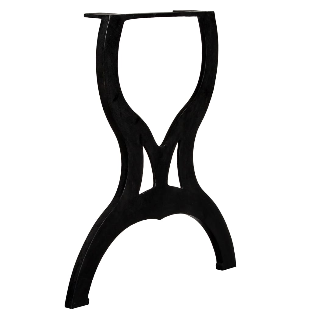 vidaXL Dining Table Legs 2 pcs X-Frame Cast Iron