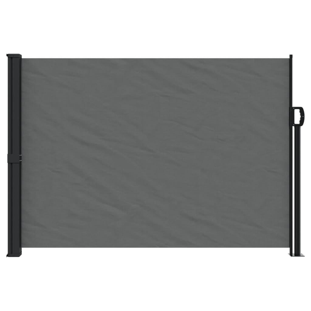 vidaXL Retractable Side Awning Anthracite 55.1"x118.1"