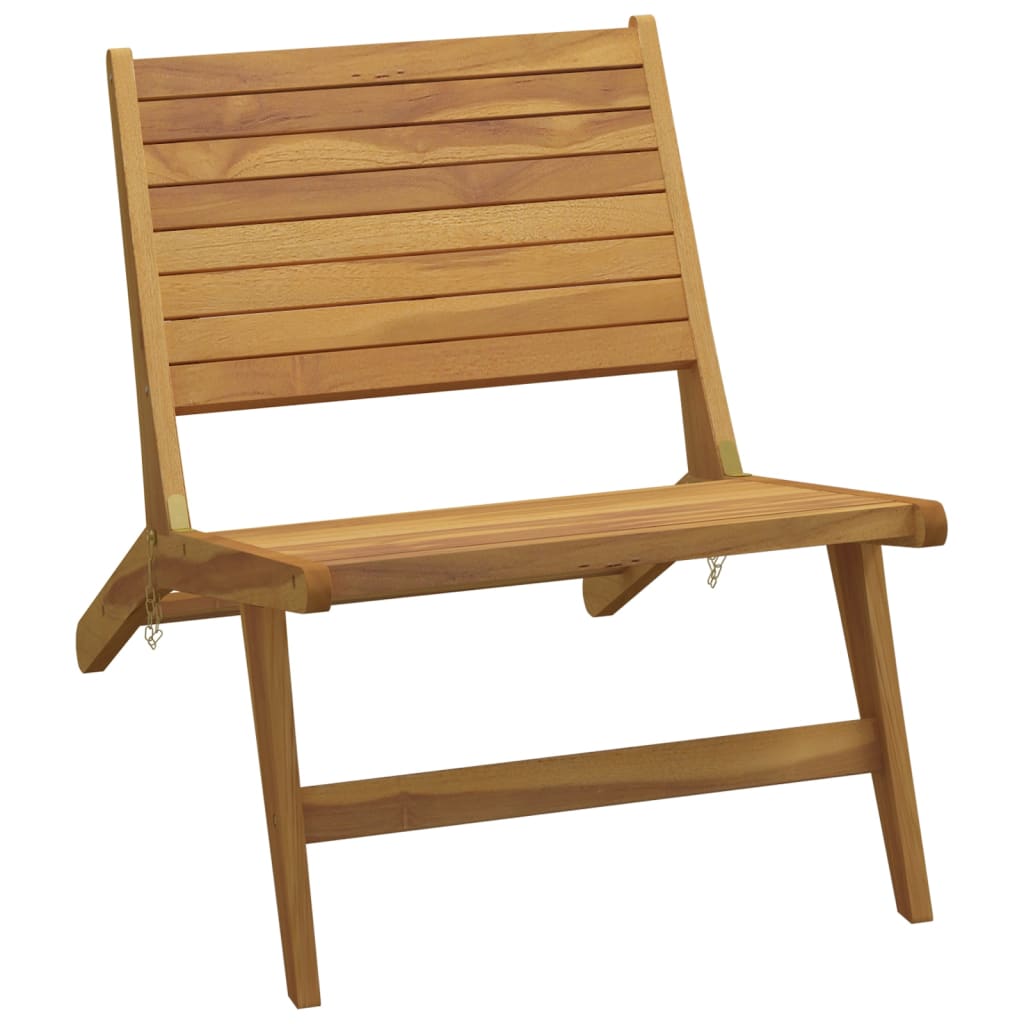 vidaXL Patio Chair Solid Wood Teak