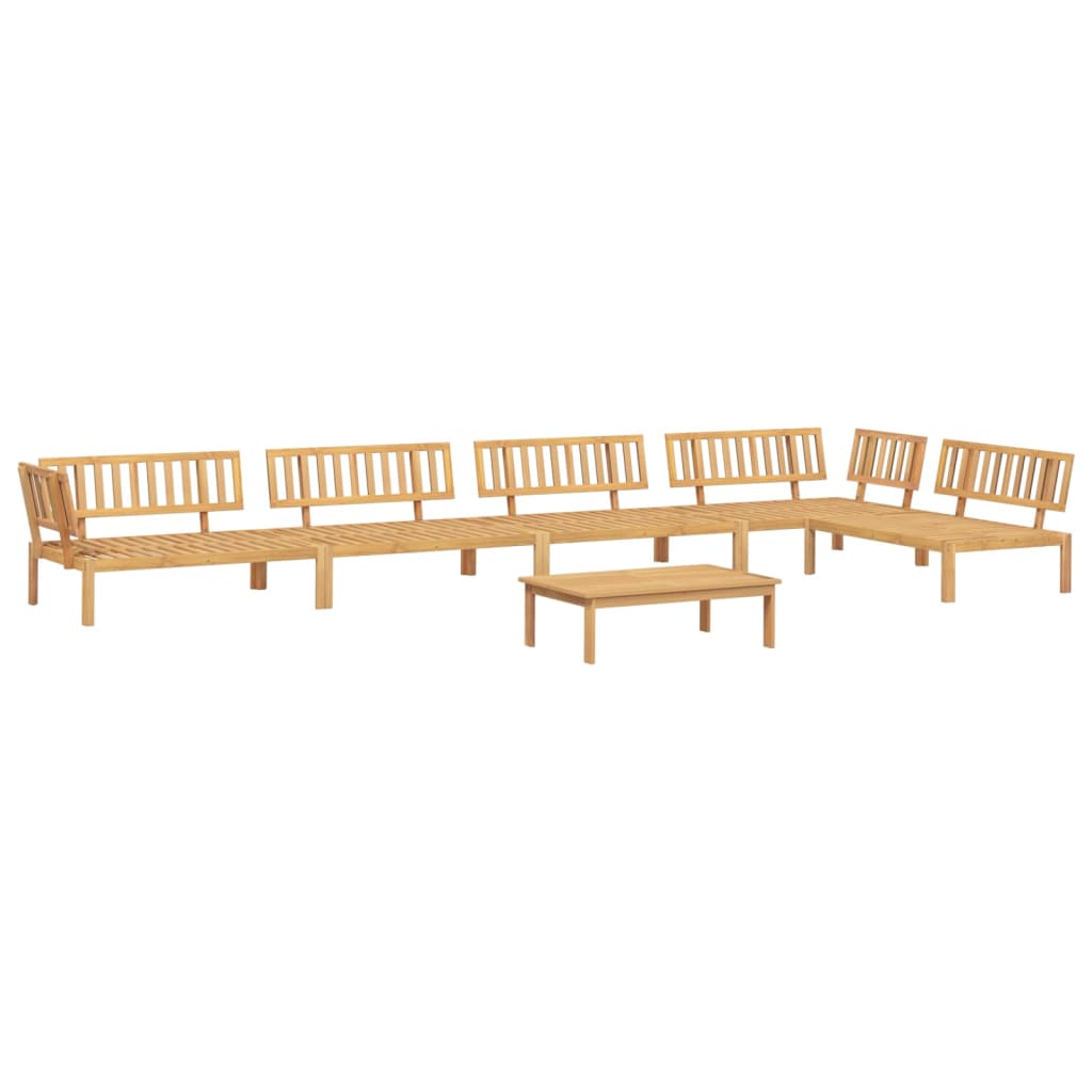 vidaXL 6 Piece Patio Pallet Sofa Set Solid Wood Acacia