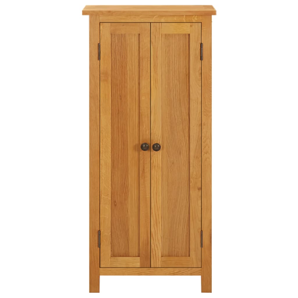 vidaXL Storage Cabinet 19.7"x8.7"x43.3" Solid Oak Wood