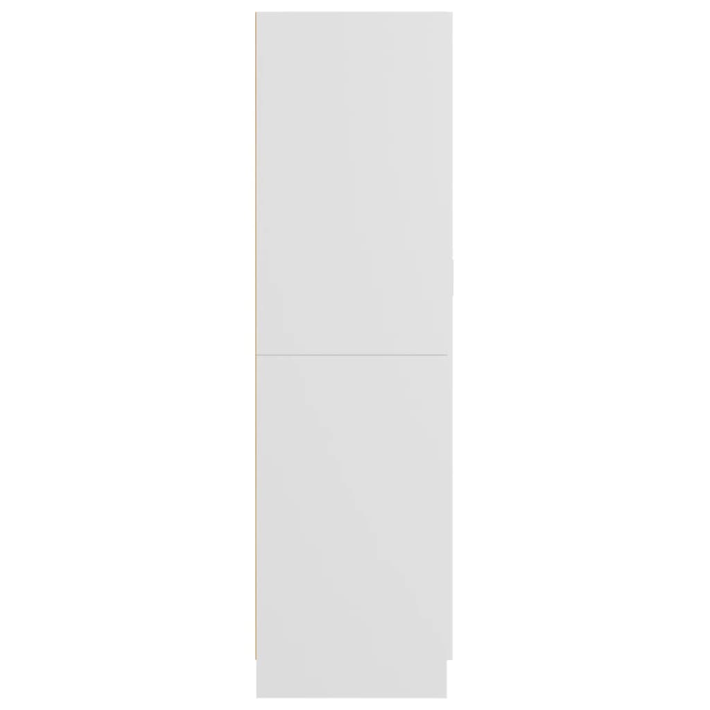 vidaXL Wardrobe White 32.5"x20.3"x70.9" Engineered Wood