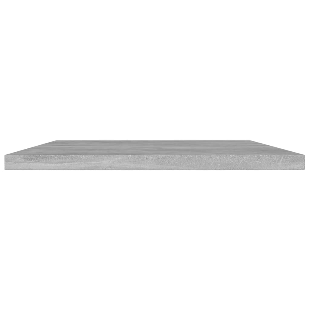 vidaXL Bookshelf Boards 8 pcs Concrete Gray 39.4"x7.9"x0.6" Engineered Wood