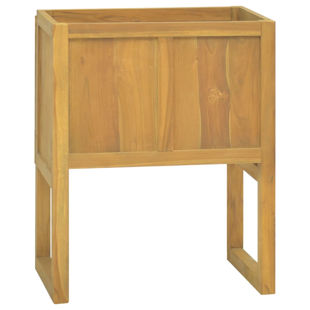 vidaXL Bathroom Cabinet 23.6"x15.7"x29.5" Solid Wood Teak