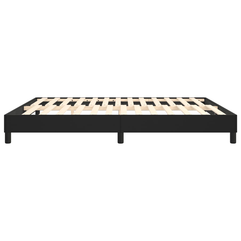 vidaXL Bed Frame Black 72"x83.9" California King Faux Leather