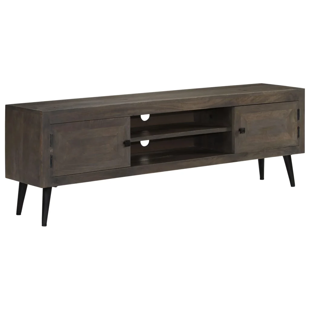 vidaXL TV Stand Solid Wood Mango 55.1"x11.8"x17.7"