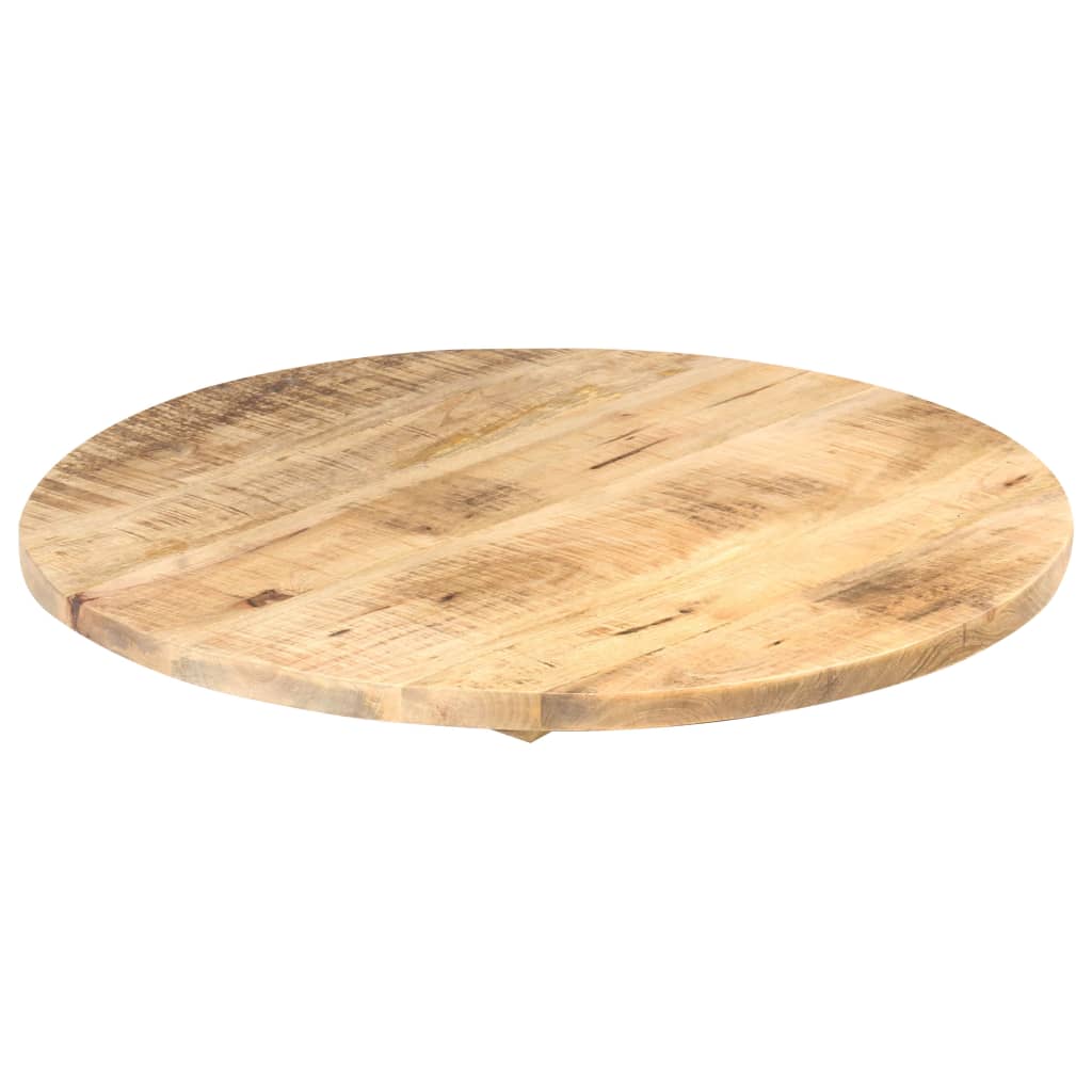 vidaXL Table Top Ø23.6"x(0.98"-1.06") Solid Mango Wood