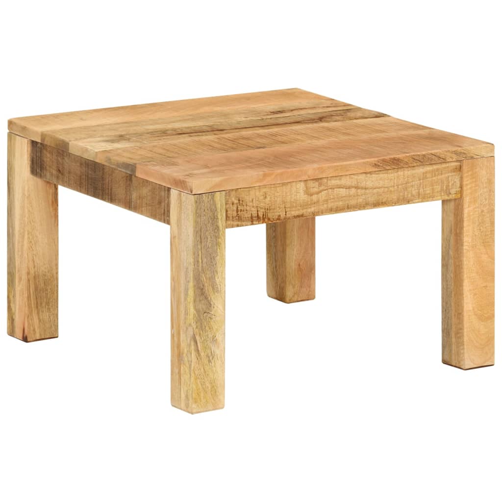 vidaXL Coffee Table 21.7"x21.7"x13.8" Solid Wood Mango