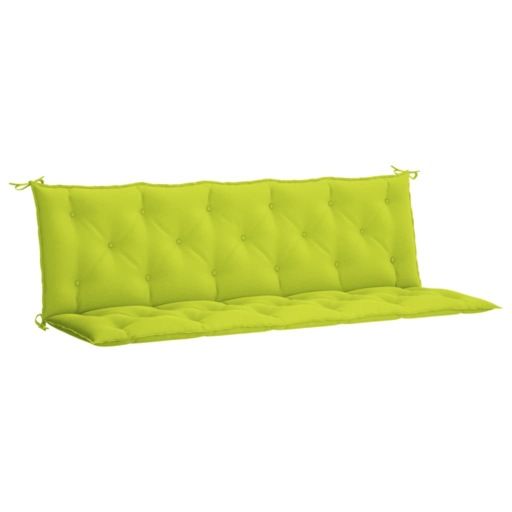 vidaXL Garden Bench Cushion Bright Green 70.9"x(19.7"+19.7")x2.8" Oxford Fabric