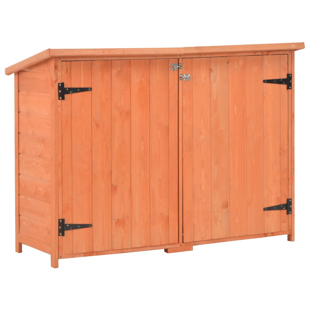 vidaXL Garden Storage Shed 50.4"x16.5"x35.8" Wood