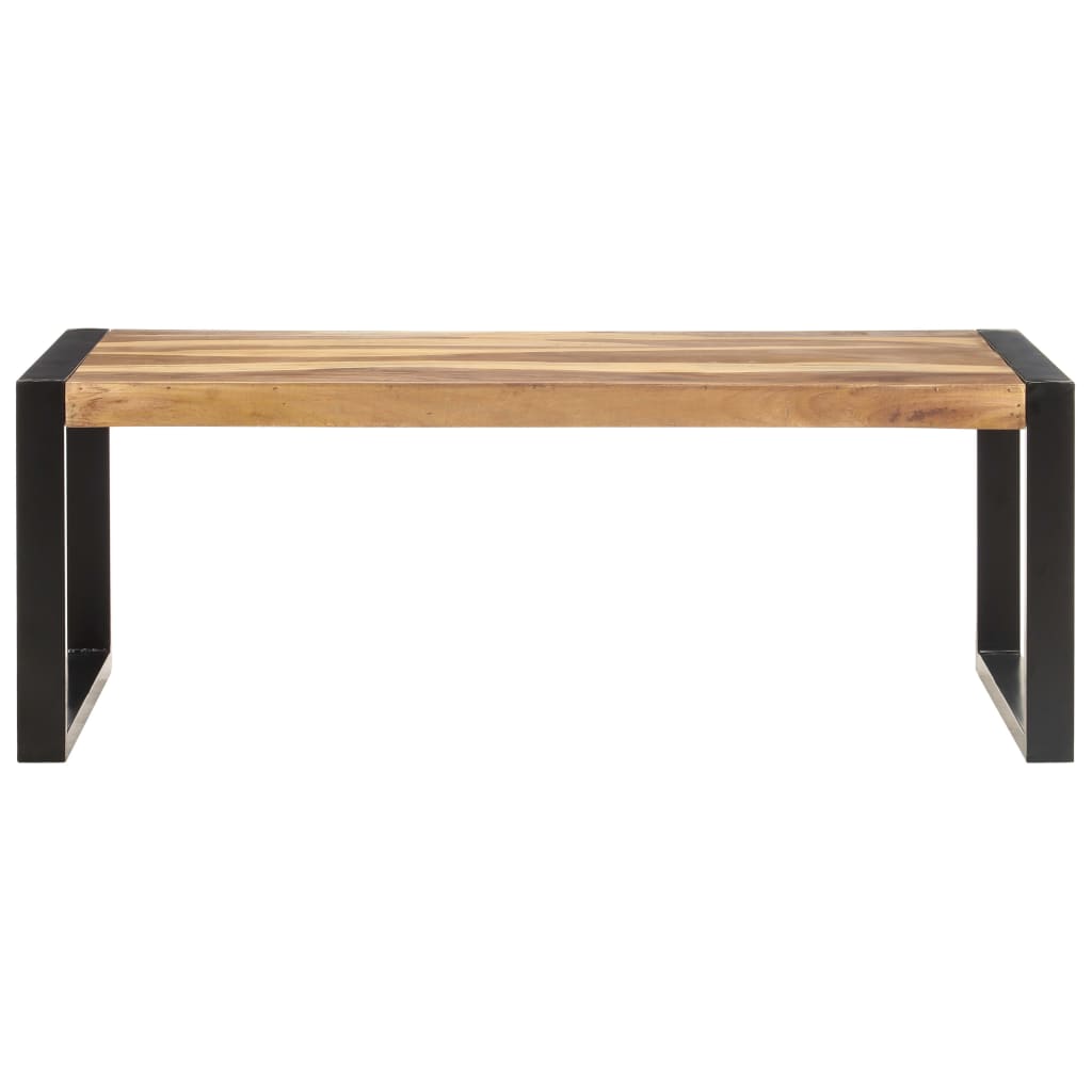 vidaXL Coffee Table 43.3"x23.6"x15.7" Solid Wood