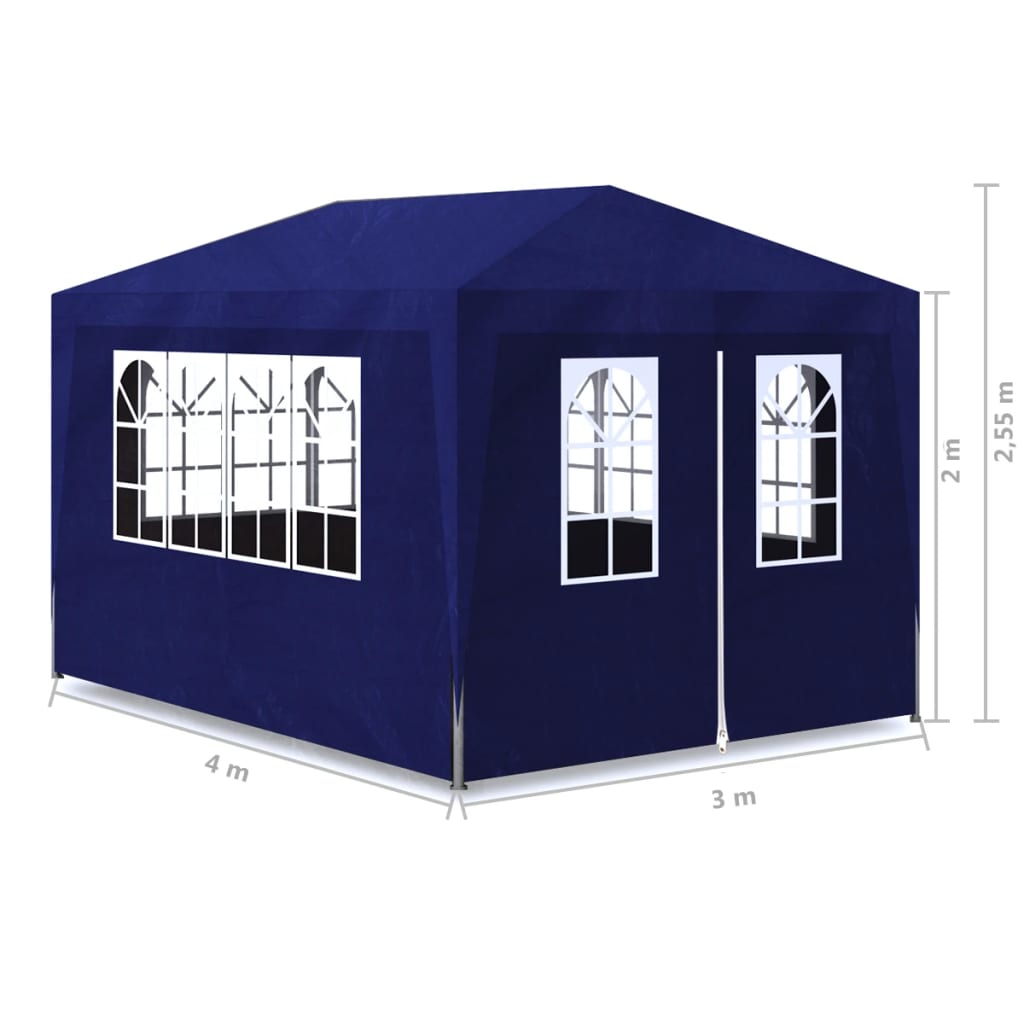 vidaXL Party Tent 10'x13' Blue