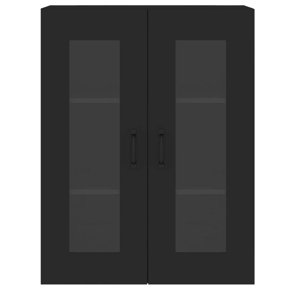 Tuhome Storage Cabinet Engineered Wood Storage Cabinets in Black