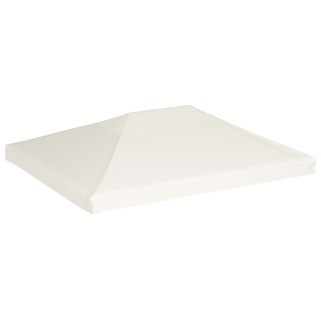 vidaXL Gazebo Top Cover 1 oz/ft² 13.1'x9.8' Cream White