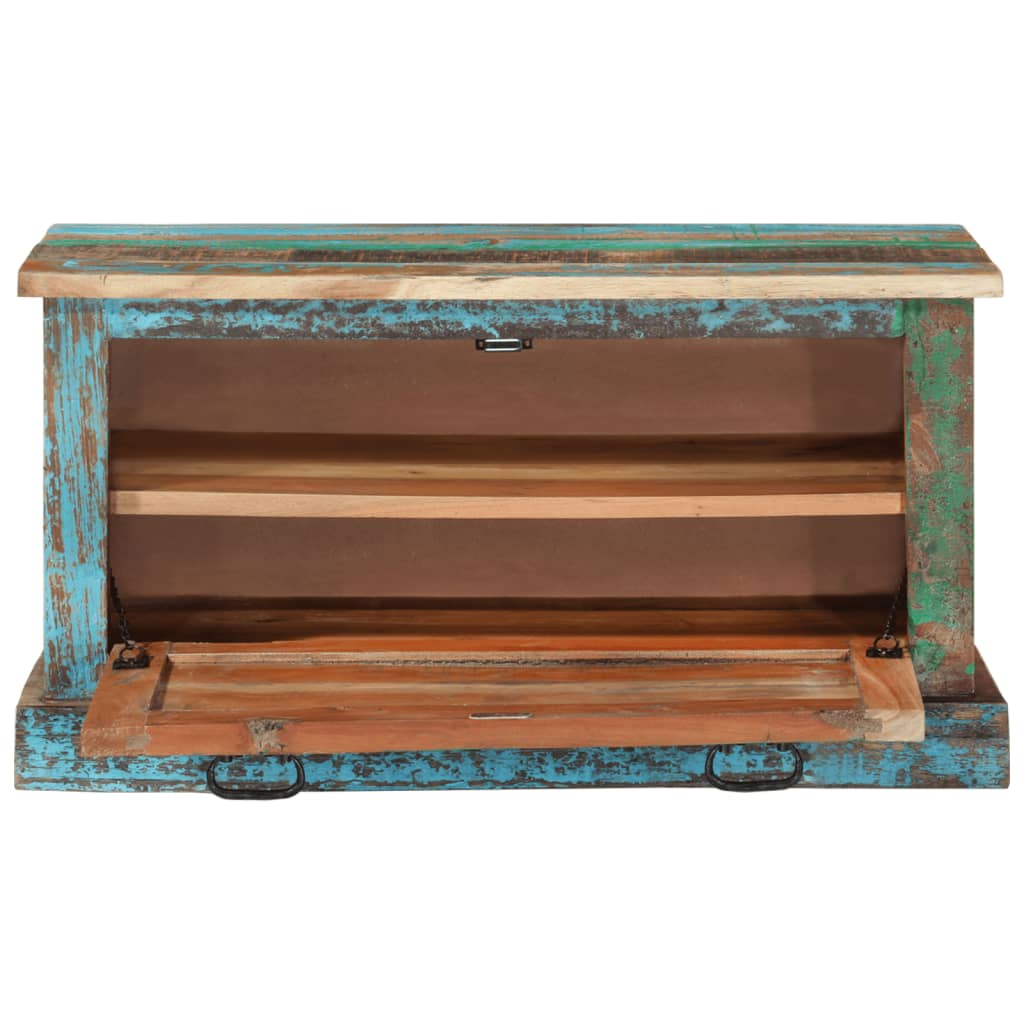 vidaXL Shoe Storage Bench Solid Reclaimed Wood