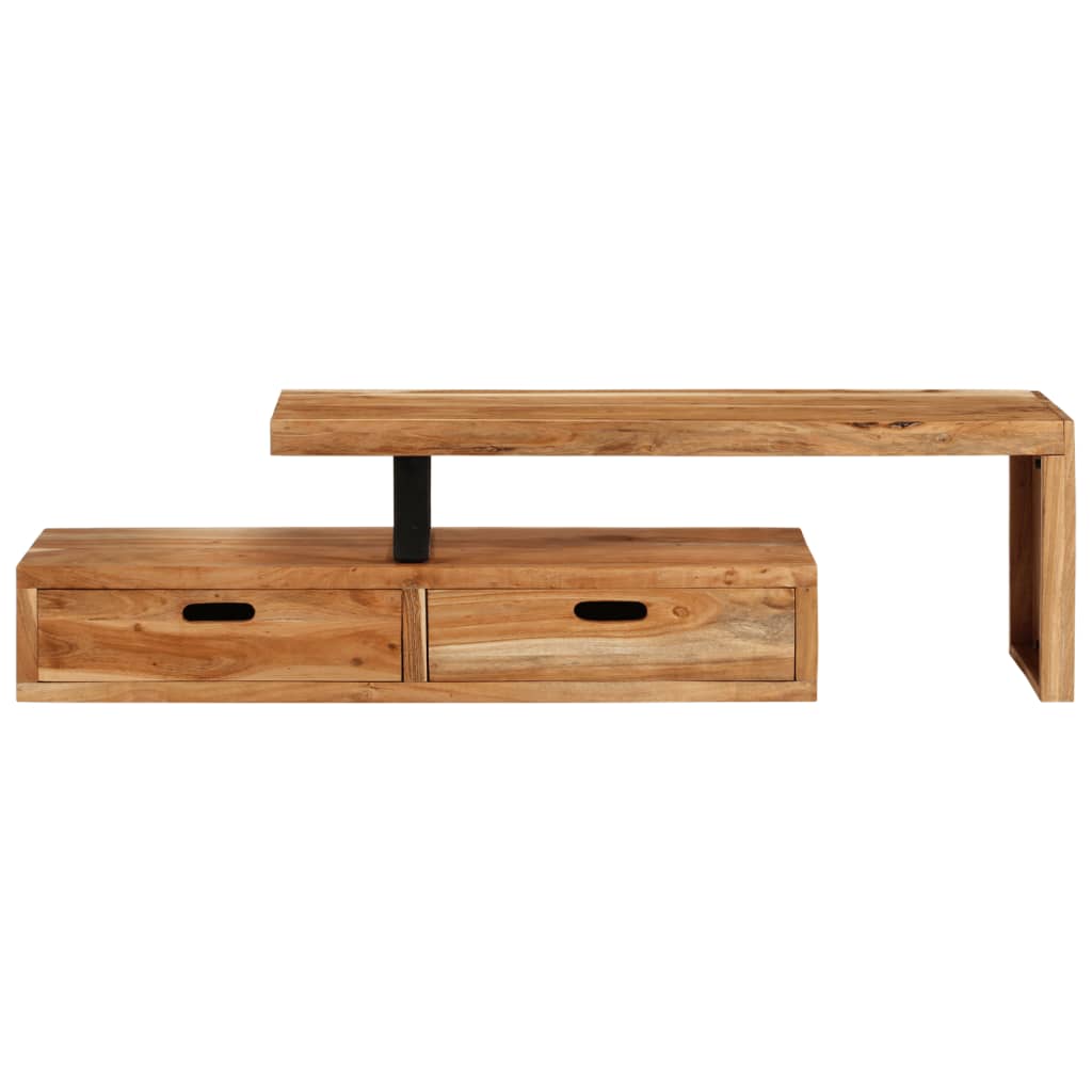 vidaXL TV Stand Solid Wood Acacia